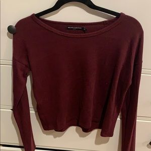 Brandy Melville maroon top